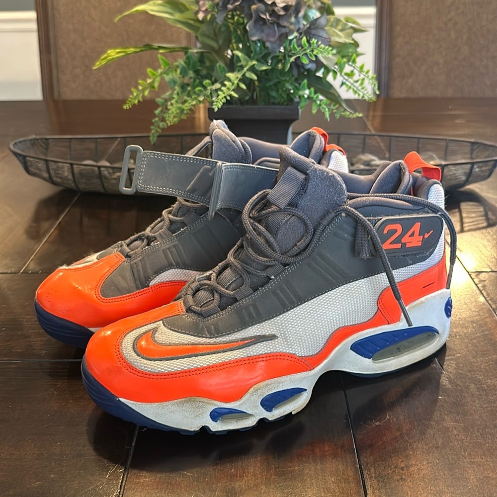 Nike Air Griffey Men’s Blue and Orange Size 11